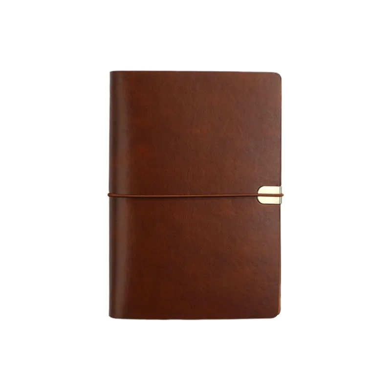 XIAOKOUTU Vintage Lace Up Laptop Notebook Soft Leather Loose Leaf Detachable Planners-5