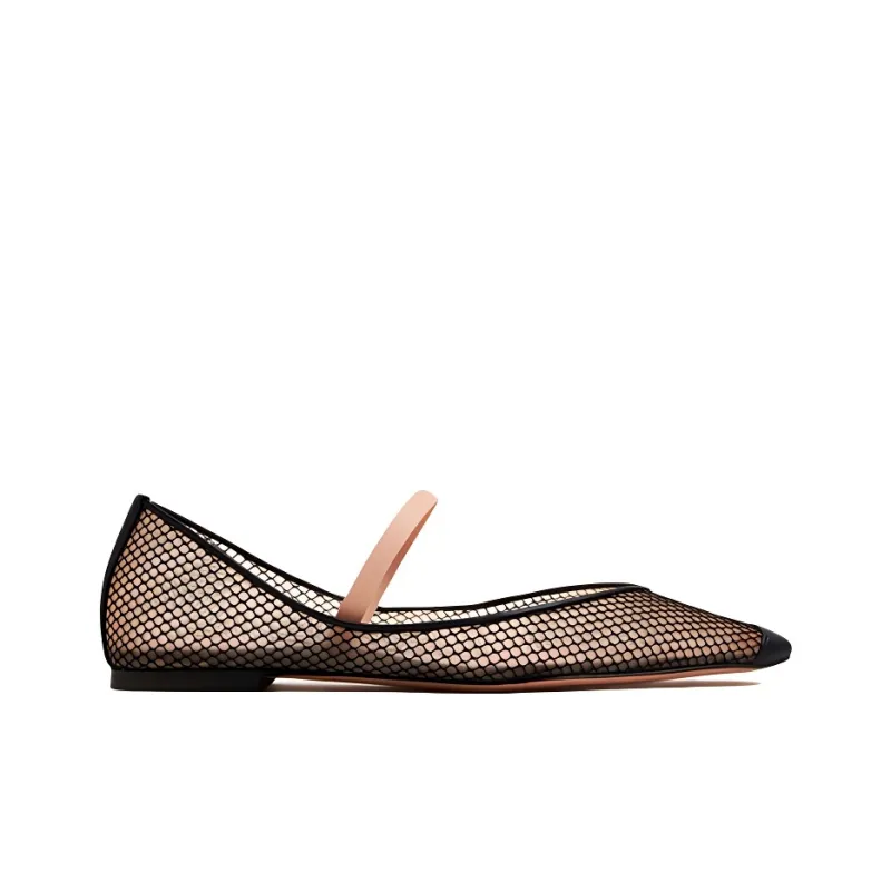 Pīferi Tremaine Mesh Ballerina Shoes-1