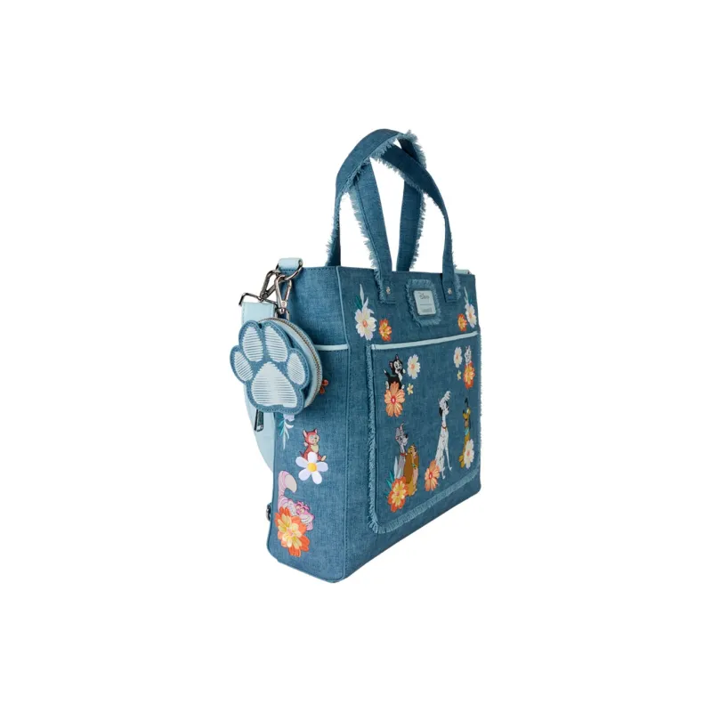 Loungefly Artificial Leather Tote Backpack Women's Blue-2