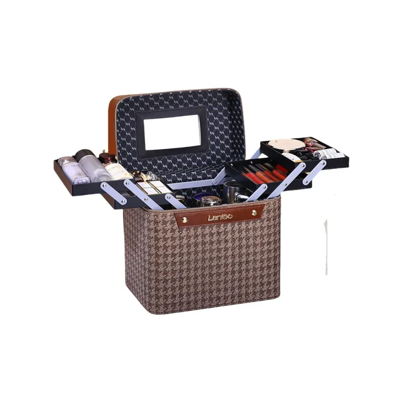 MUYAXUAN Good Looking Leopard Print Suitcase-3