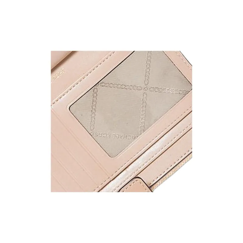MICHAEL KORS Adele Canvas Wallet Women's Ballet Pink-3