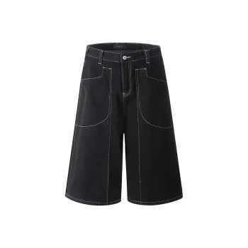 TIMD Denim Shorts Unisex Black