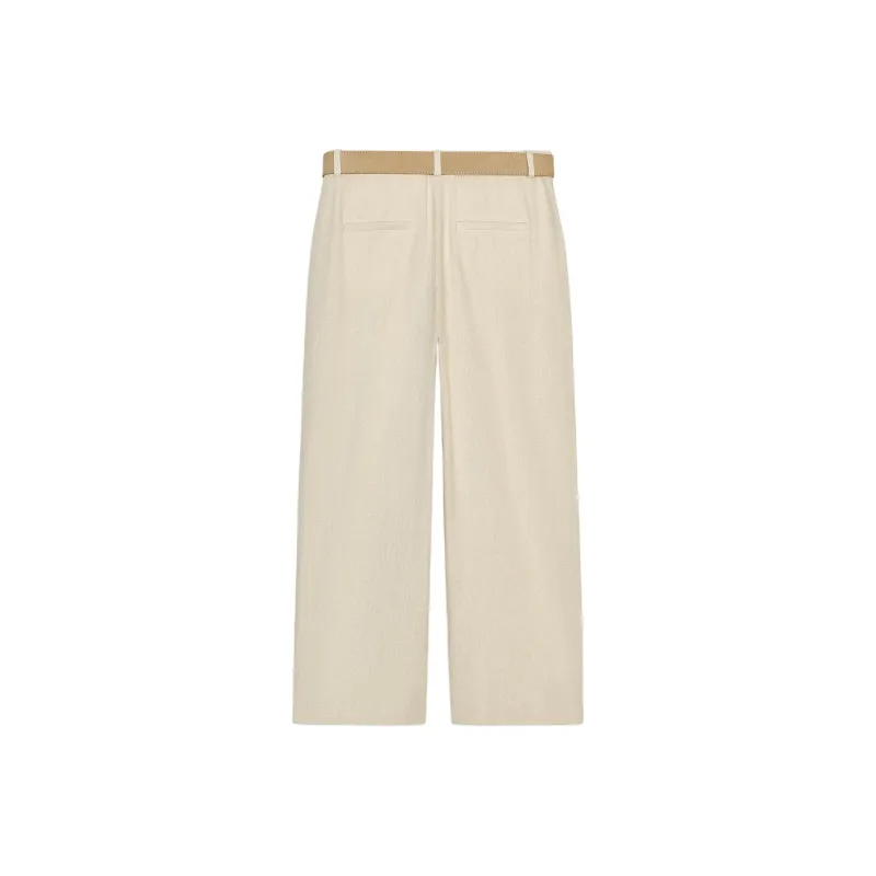 ZARA Casual Pants Women's Light Beige-1