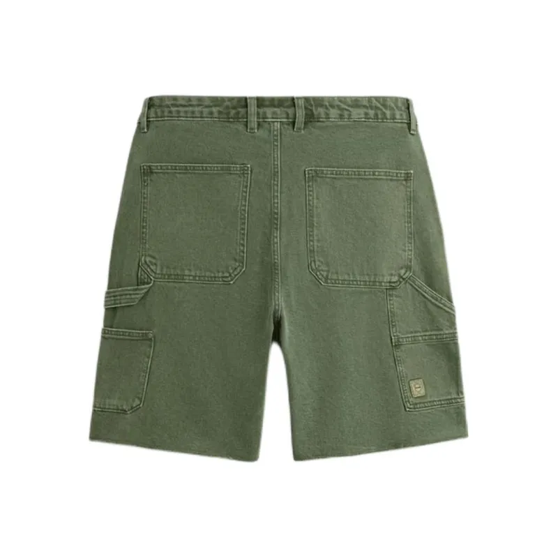 ZARA Casual Shorts Men Green-1