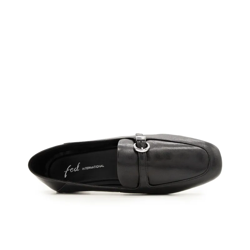 FED Casual Single Shoes Women's Black-2