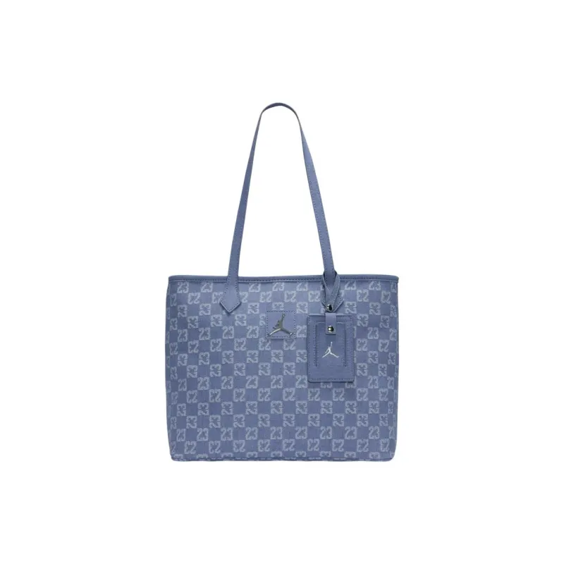 Jordan Fashion Tote Bag, Shopping Bag, Shoulder Bag Women's Blue-0