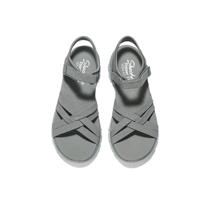 Skechers Modern Comfort Beach Sandals Women's Gray-3
