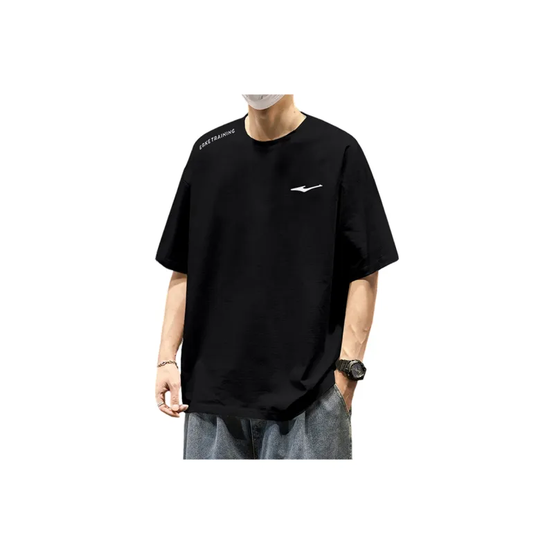 Erke T Shirts Men Jet Black-0