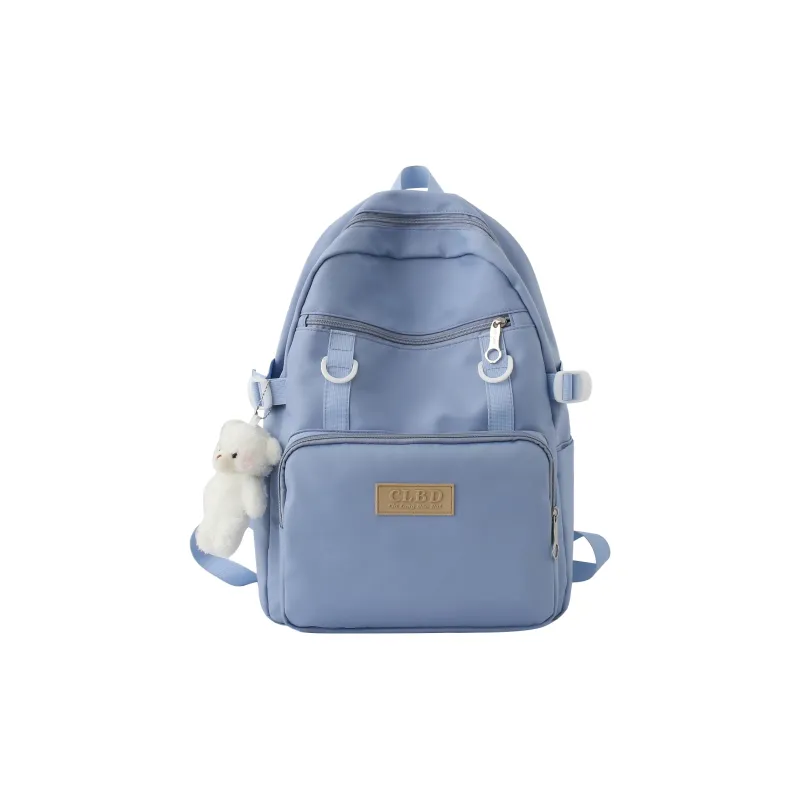 Wolfhorse Nylon Backpack Unisex Pink/Black/Purple/Blue-21
