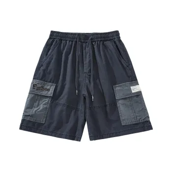 EPTISON Cargo Shorts Unisex Navy Blue