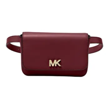 MICHAEL KORS Mott Leather Fanny Pack Women's Dark Red