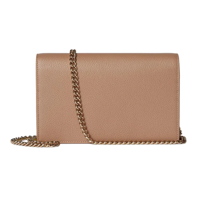 GUCCI GG Marmont Leather Shoulder Bag, Crossbody Bag, Wallet Women's Beige & Bright Green-2
