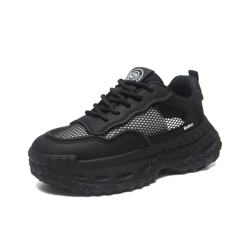 BAKE Non slip Lightweight Low Top Chunky Sneakers Men's-1