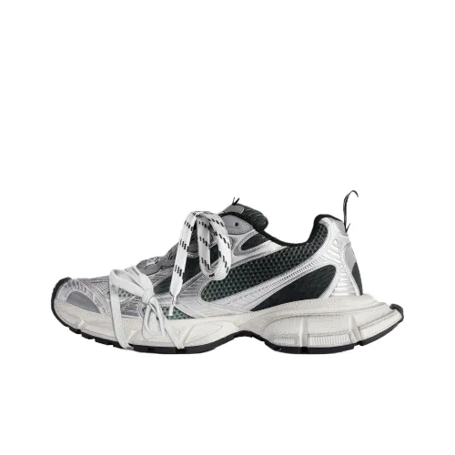 Balenciaga 3XL Low Top Chunky Sneakers Women's Silver