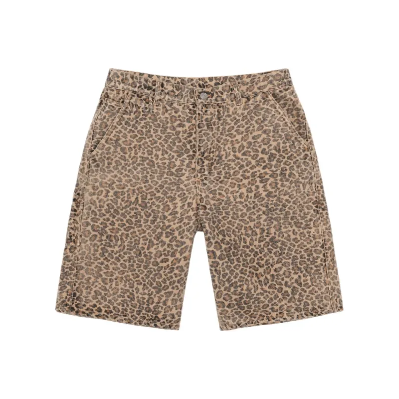 Stussy SS25 DENIM WORK SHORT Cargo Shorts Unisex-0