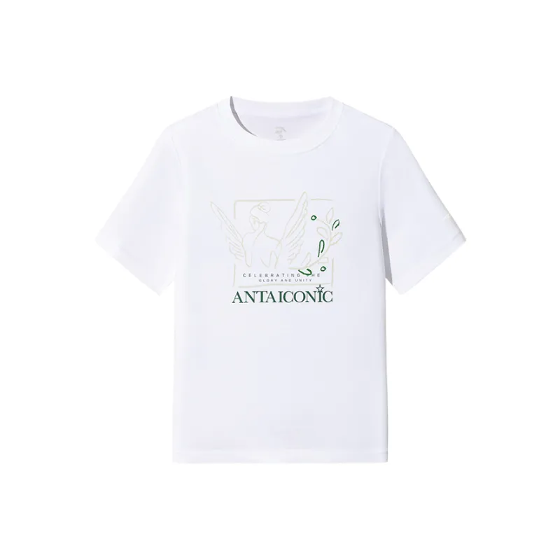 Anta Life Collection T Shirt Women's Snowflake White-0