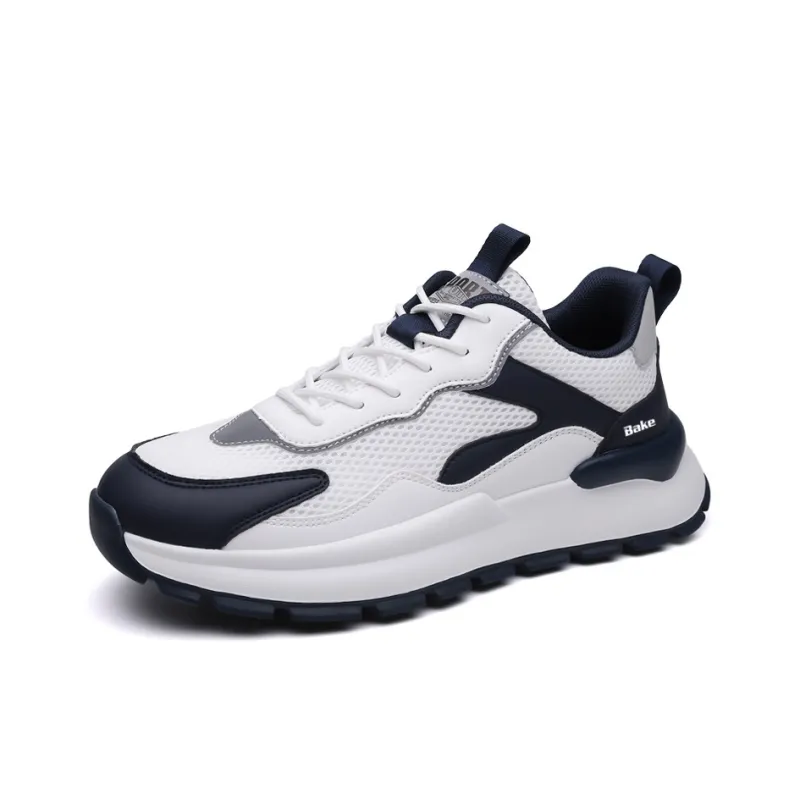 BAKE Anti Slip Wear Resistant Low Top Casual Shoes Men's-5