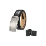 Matte Gunmetal Buckle+60 Texture, Black Strap 268 Yellow Base (Box)