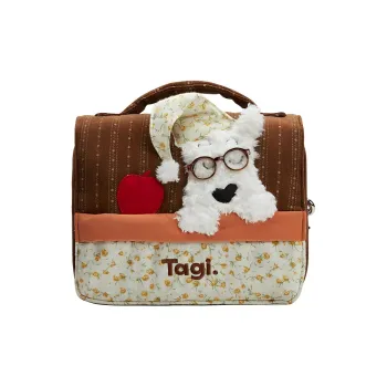 Tagi. Polyester Makeup Bag Women's Citrus Chocolates