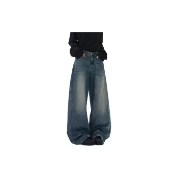 LPMX Jeans Unisex Vintage Blue