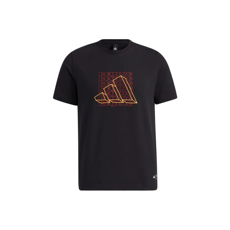 Adidas BEIJING T Shirt Men's Black-0