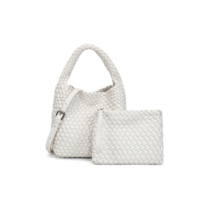 SHORT HAIR GIRL PU Handbag Basket Bag Shoulder Bag Combo Bag Regular Women's Multicolor-1