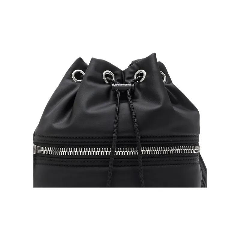 Burberry Nylon Bucket Bag, Shoulder Bag Women's Black-2