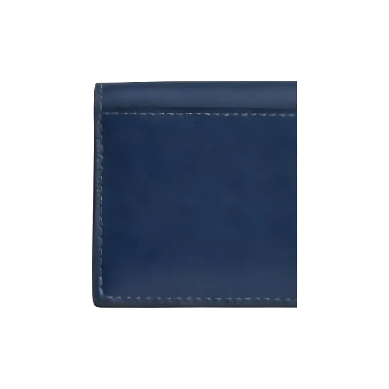 COACH Bifold Leather Card Holder Mini Men's Dark Blue-4