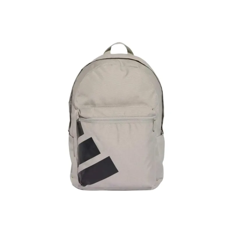 Adidas Polyester Backpack Unisex Metallic Gray & Black-0
