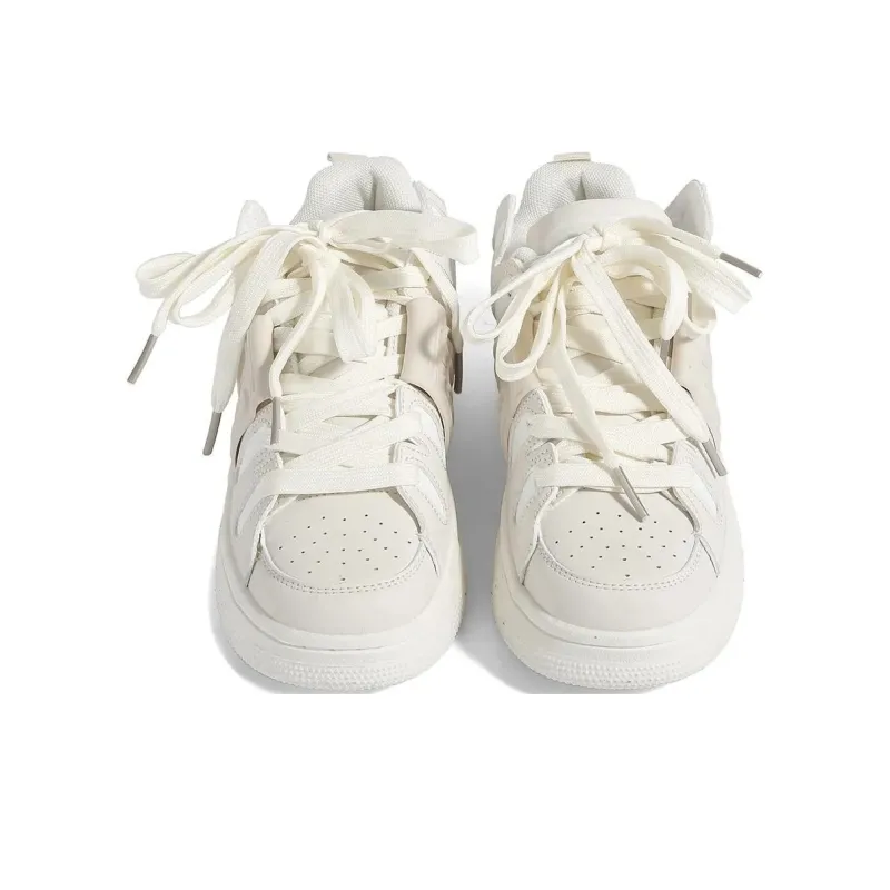 Boldi Kuki Low Top Skateboard Shoes Women's Ecru-3