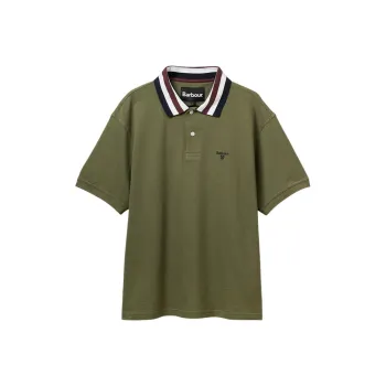 BARBOUR SS25 Polo Shirt Unisex Green
