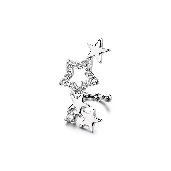 May10th S925 Silver Stud Clip On Earrings Unisex-0