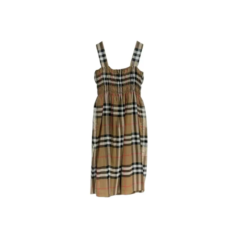 Burberry SS25 Slip Dress Women's Brown-1