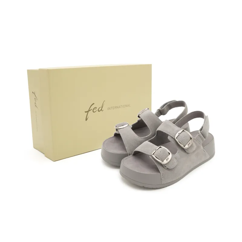 FED One Strap Sandals Women's Gray-2
