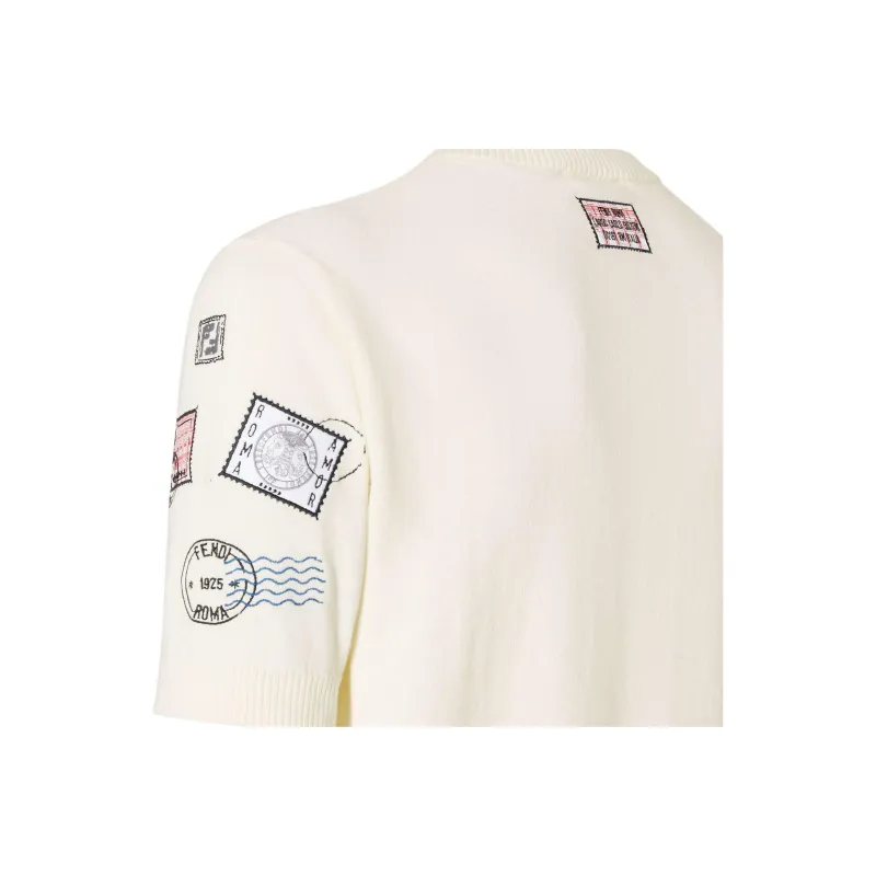 FENDI Sweaters Men White-3