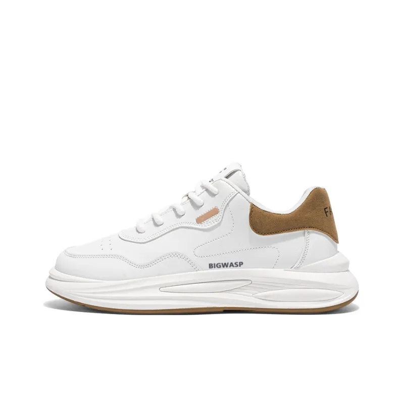 BIGWASP Slip Resistant, Abrasion Resistant, Height Increasing, Lightweight Low Top Casual Shoes Men's-3