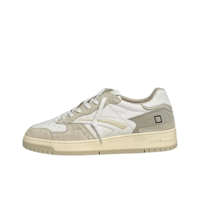 D.A.T.E Low Top Skateboard Shoes Men's White-0