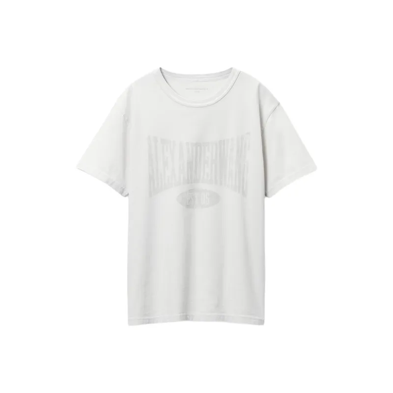 T By Alexander Wang Graphic Short Sleeve T shirt White-0