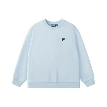 FILA FUSION FOB Series Pullover Sweatshirt Unisex Jelly Blue