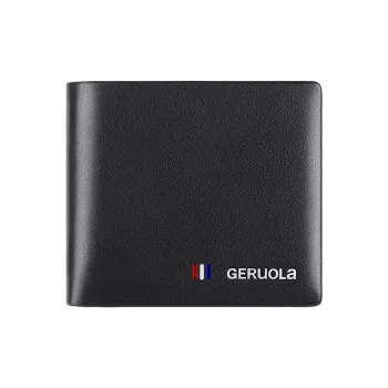 Gorora Top Grain Cow Leather Wallet Regular Men's Black