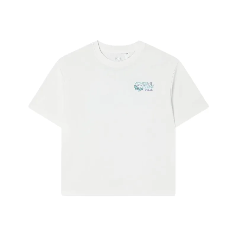 FILA x M.C.ESCHER SS25 T Shirt Women's Cloud White WT-0