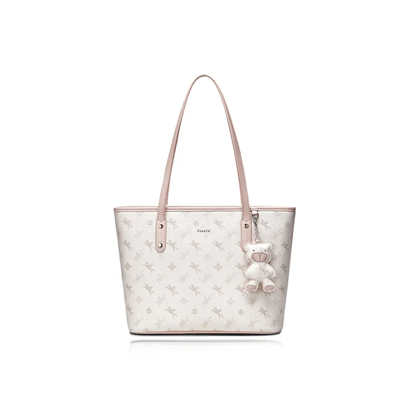NUCELLE PVC Shoulder Bag Tote Shoulder Bag Regular Women's Peach Pink-6