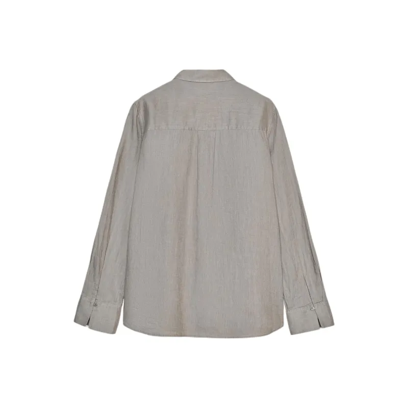 ZARA ZW Series Shirts Women's Light Gray-1