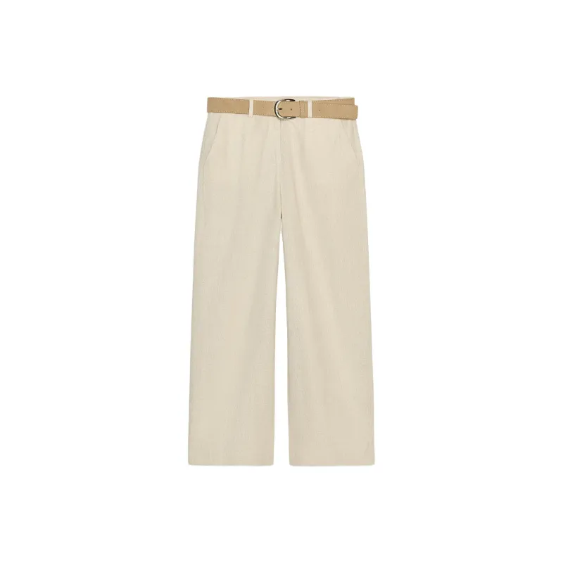 ZARA Casual Pants Women's Light Beige-0