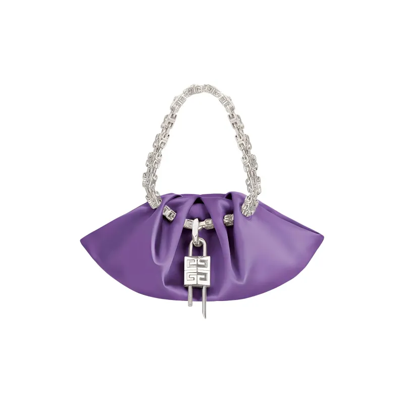 GIVENCHY Leather Handbag Mini Women's Electric Purple-0