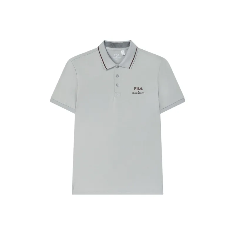 FILA x M.C.ESCHER Polo Shirt Men's Wumeng Gray GY-0