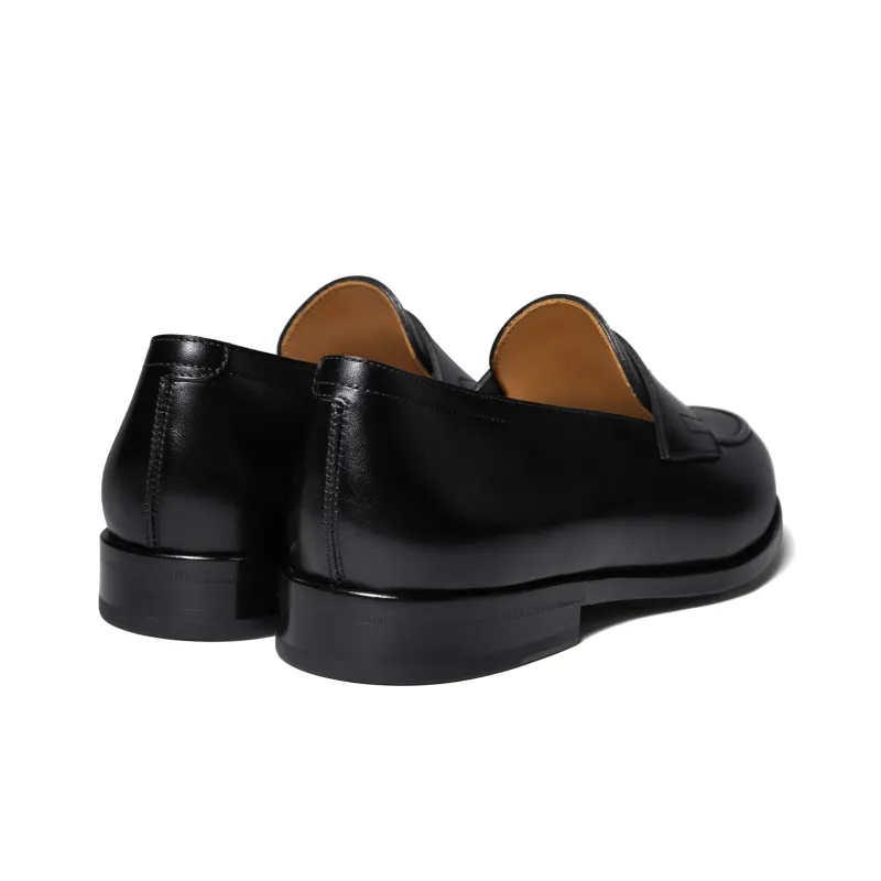 THOM WILLS Business Casual Slip on Calfskin Slip on Loafers Men's-3