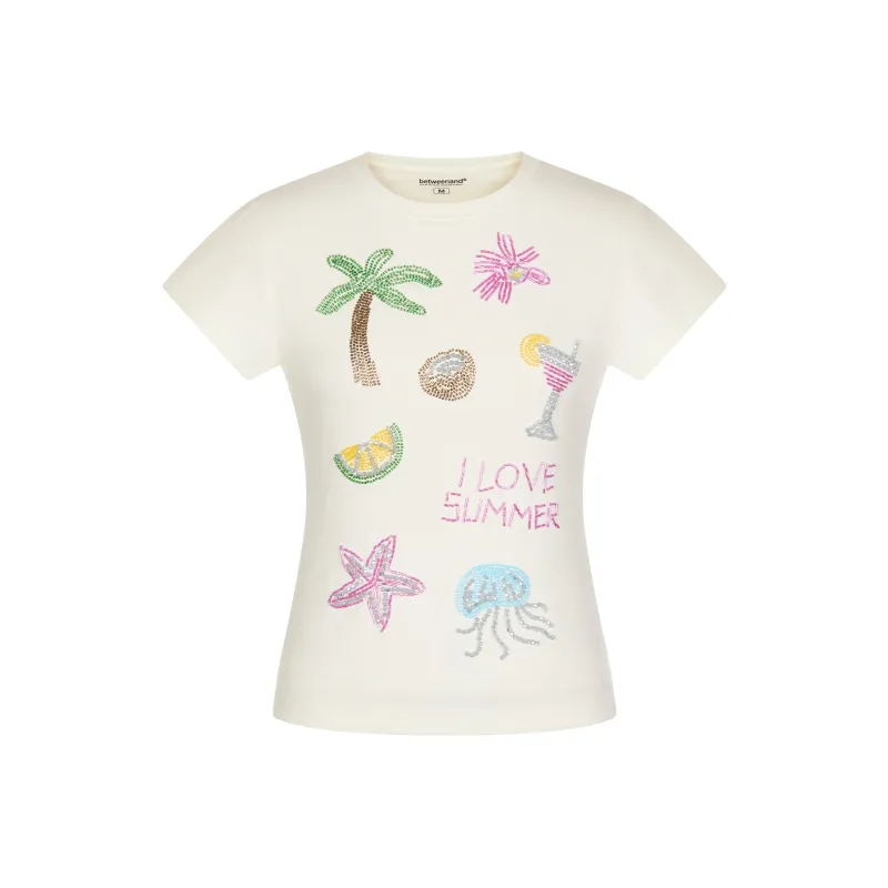 BETWEENAND T Shirts Women's-0