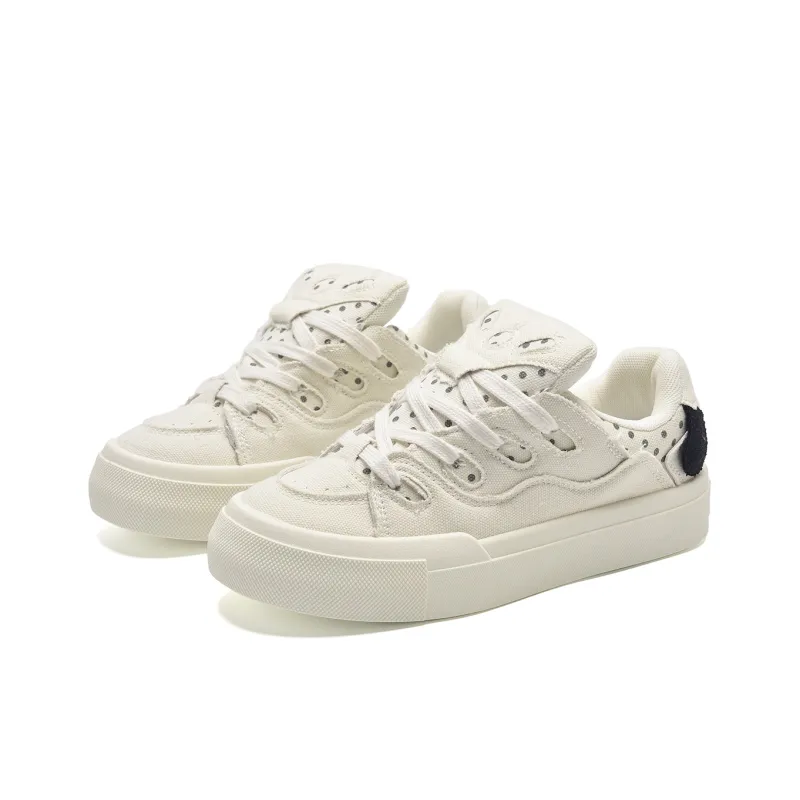 Z.SUO Skateboard Shoes Women's Low Top Gray-2