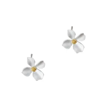 Multiple Silver Material Fashion Stud Earrings Women's